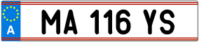 Truck License Plate